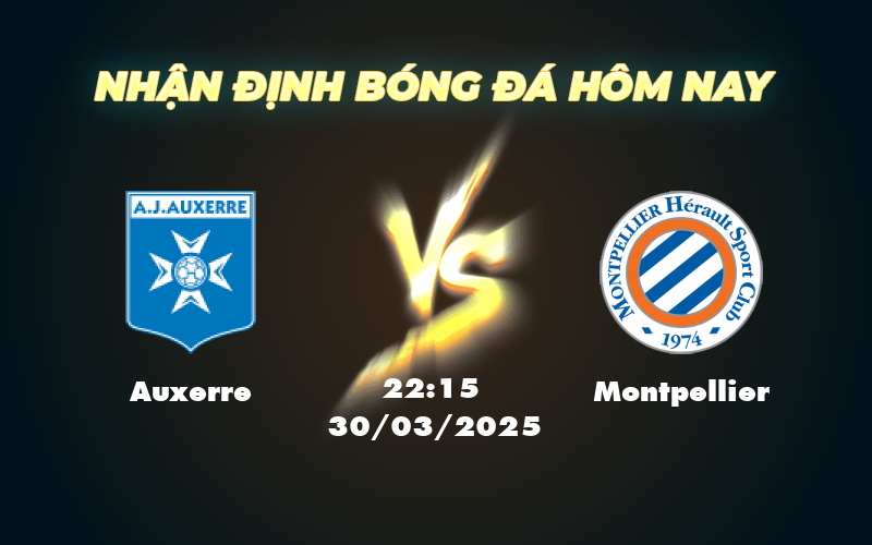 auxerre montpellier 30 03 ligue 1